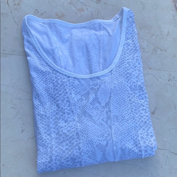 lululemon athletica Tops - Lululemon Between The Lines Long Sleeve Snake Top